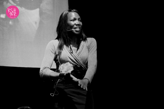 Susan Mashibe at TEDxDar (photo credit: RosiahMarie.com)